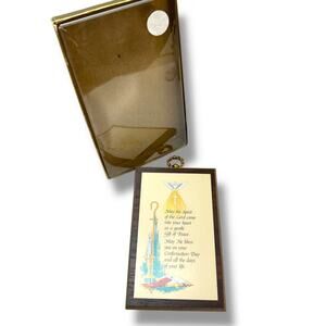 Confirmation Religious Wall Plaque Gift 6 x 3.4" In Box Sacrament